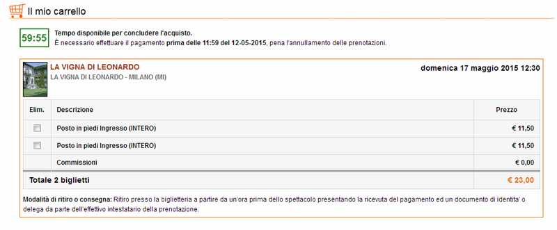Durata delle prenotazioni